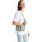 LC Waikiki Lcw Accessorıes Gri Ayarlanabilir Askılı Kadın Kol Çantası - 21x15x16