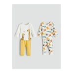 LC Waikiki LCW baby Baskılı Erkek Bebek Pijama Takım 2'li (W5)