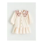 LC Waikiki LCW baby Bebe Yaka Kız Bebek Elbise