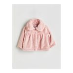 LC Waikiki LCW baby Bebe Yaka Kız Bebek Pelüş Mont