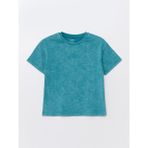 LC Waikiki Lcw Baby Bisiklet Yaka Baskılı Erkek Bebek Tişört - Aqua - 7 - 8 Yaş