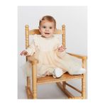 LC Waikiki LCW baby Bisiklet Yaka Tütülü Kız Bebek Elbise (W5)