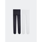 LC Waikiki Lcw Baby Buxe Beyazı Basic Kız Bebek Külotlu Çorap 2'li - Mavi - 3 - 6 Ay