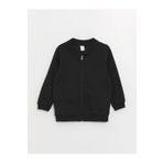 LC Waikiki LCW baby Kolej Yaka Uzun Kollu Basic Erkek Bebek Fermuarlı Sweatshirt