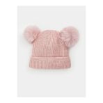 LC Waikiki LCW baby Pembe Ponponlu Kız Bebek Bere