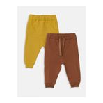 LC Waikiki LCW baby Sari Beli Lastikli Basic Erkek Bebek Pantolon 2'li