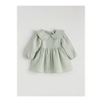 LC Waikiki LCW baby Yeşil Bebe Yaka Kız Bebek Elbise