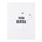 LC Waikiki LCW Bisiklet Yaka Kısa Kollu Beşiktaş Baskılı Erkek Bebek Tişört