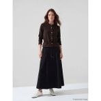 LC Waikiki Lcw Grace Siyah Beli Lastikli Kloş Etek - 44