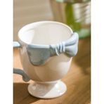 LC Waikiki Lcw Home Beyaz Fiyonk Desenli Porselen Kupa - 320 ml