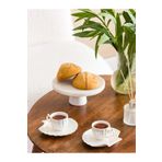 LC Waikiki LCW HOME İstiridye 2 Kişilik Porselen Kahve Fincan Takımı 90 Ml