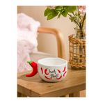 LC Waikiki LCW HOME Karışık Biber Figürlü Seramik Kase, 11 cm, Çok Renkli