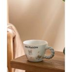 LC Waikiki Lcw Home Karışık Kedi Baskılı Seramik Kupa 270 ml - Gri - Beyaz
