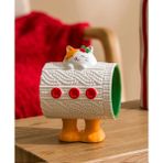Lc Waikiki Lcw Home Karişik Kedi Baskılı Seramik Kupa 313 ml - Beyaz - Yeşil - Turuncu