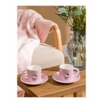 LC Waikiki LCW HOME Pembe Hello Kitty Baskılı 2 Kişilik Kahve Fincan Takımı 90 Ml