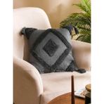 LC Waikiki Lcw Home Püsküllü Kırlent Kılıfı 45 x 45 cm - Antrasit