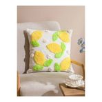 LC Waikiki LCW HOME Sarı Limon Nakışlı Kırlent Kılıfı 45x45 Cm