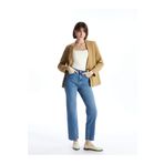 LC Waikiki LCW Jeans İndigo Straight Fit Kadın Jean Pantolon