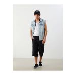 LC Waikiki LCW Jeans Siyah Standart Kalıp Erkek Jean Şort