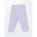 LC Waikiki Lcw Kids Beli Lastikli Basic Kız Çocuk Tayt - Lila - 8 - 9 Yaş