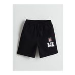 LC Waikiki LCW Kids Beli Lastikli Beşiktaş Baskılı Erkek Çocuk Şort