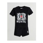 LC Waikiki LCW Kids Beşiktaş Baskılı Erkek Bebek Şortlu Pijama Takım