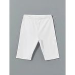 LC Waikiki Lcw Kids Beyaz Beli Lastikli Kız Çocuk Kısa Tayt - 6 - 7 Yaş