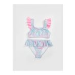 LC Waikiki LCW Kids Beyaz Hızlı Kuruyan UV Korumalı Kız Çocuk Bikini