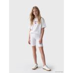 LC Waikiki Lcw Kids Beyaz Kız Çocuk Basic Kısa Tayt - 6 - 7 Yaş