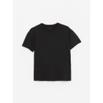 LC Waikiki Lcw Kids Bisiklet Yaka Basic Kısa Kollu Kız Çocuk Tişört - 6 - 7 Yaş - Siyah