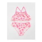 LC Waikiki LCW Kids Çiçekli Kız Çocuk Bikini Takım (S5)