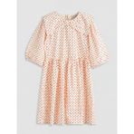 LC Waikiki Lcw Kids Ekru Bebe Yaka Kız Çocuk Poplin Elbise - 13 - 14 Yaş