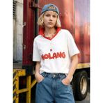 LC Waikiki Lcw Kids Ekru Polo Yaka Molang Baskılı Kız Çocuk Tişört - 8 - 9 Yaş