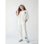 LC Waikiki Lcw Kids Ekru Stitch Baskılı Kız Çocuk Soft Touch Eşofman Altı - 8 - 9 Yaş