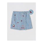 LC Waikiki LCW Kids Hello Kitty Nakışlı Kız Çocuk Jean Şort Etek