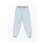 LC Waikiki LCW Kids İndigo Beli Lastikli Erkek Çocuk Jogger Jean Pantolon