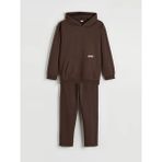 LC Waikiki Lcw Kids Kahverengi Nyc Baskılı Erkek Çocuk Eşofman Takım - 9 - 10 Yaş