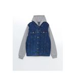 LC Waikiki LCW Kids Kapüşonlu Erkek Çocuk Jean Ceket