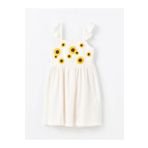 LC Waikiki LCW Kids Kare Yaka Çiçekli Kız Çocuk Elbise