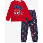 LC Waikiki Lcw Kids Kırmızı Bisiklet Yaka Spiderman Baskılı Erkek Çocuk Pijama Takımı T T - 2 - 3 Yaş