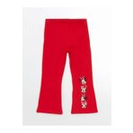 LC Waikiki LCW Kids Kırmızı Minnie Mouse Baskılı Kız Çocuk Tayt