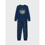 LC Waikiki Lcw Kids Lacivert Baskılı Erkek Çocuk Pijama Takım - 9 - 10 Yaş