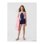 LC Waikiki LCW Kids Lacivert Uv Korumalı Kız Çocuk Şortlu Mayo
