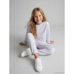 LC Waikiki Lcw Kids Lila Bisiklet Yaka Kız Çocuk Soft Touch Eşofman Takım - 8 - 9 Yaş