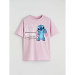 LC Waikiki Lcw Kids Lila Stitch Baskılı Kız Çocuk Tişört - 10 - 11 Yaş