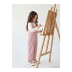 LC Waikiki LCW Kids Nakışlı Kız Çocuk Salopet ve Tişört Takımı