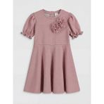 LC Waikiki Lcw Kids Pembe Bisiklet Yaka Çiçek Detaylı Kız Çocuk Elbise - 6 - 7 Yaş