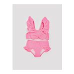 LC Waikiki LCW Kids Pembe Kurdele Detaylı Kız Çocuk Bikini Takım