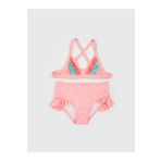 LC Waikiki LCW Kids Pembe Kuruvase Yaka Kız Çocuk Bikini Takım