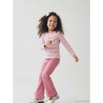 LC Waikiki Lcw Kids Pembe Simli Fiyonk Detaylı Ispanyol Paça Kız Çocuk Tayt - 1 - 2 Yaş